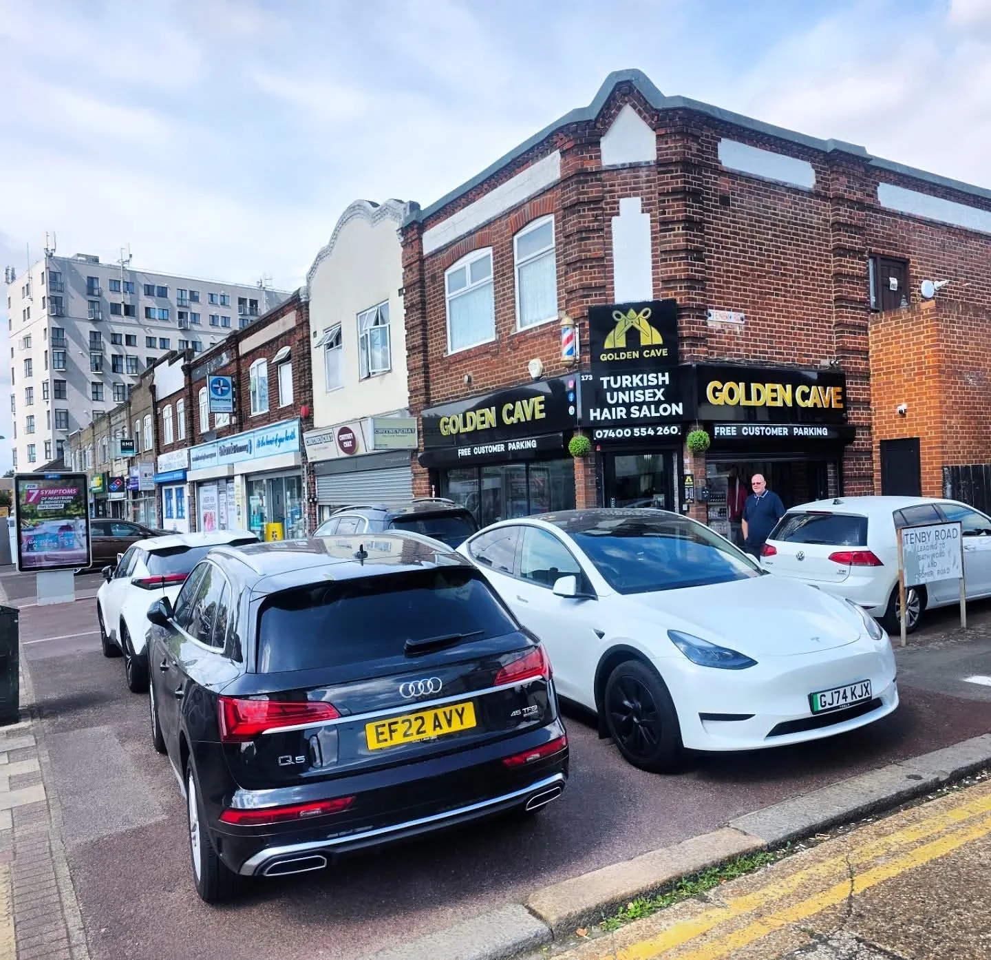 The Golden Cave building on the High Road, Chadwell Heath, where Tils is for now